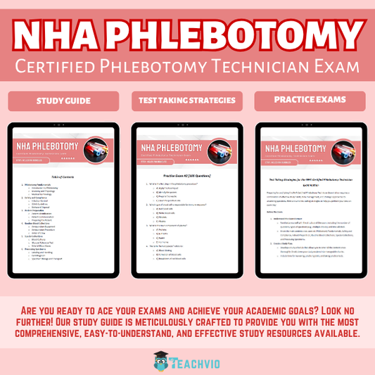 Certified Phlebotomy Technician Exam Bundle 2025-2026 - Instant Download - PDF