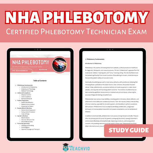 Certified Phlebotomy Technician Exam Bundle 2025-2026 - Instant Download - PDF